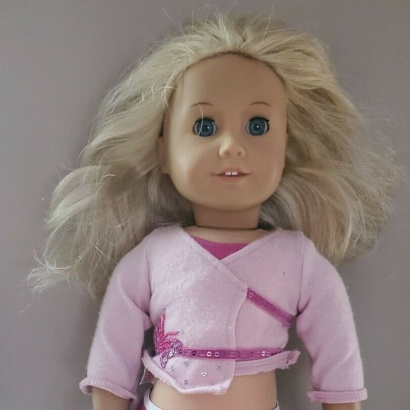 American Girl Other - American Girl Pleasant Company Blond Hair Blue Eyes 2008 18" Doll